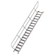 Munk Aluminium vaste trap 45°, 17 treden (600mm breed) Munk Aluminium vaste trap 45°, 17 treden (600mm breed)