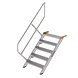 Munk Aluminium vaste trap 45°, 5 treden (800mm breed) Munk Aluminium vaste trap 45°, 5 treden (800mm breed)