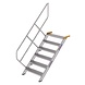 Munk Aluminium vaste trap 45°, 6 treden (800mm breed) Munk Aluminium vaste trap 45°, 6 treden (800mm breed)