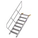 Munk Aluminium vaste trap 45°, 7 treden (800mm breed) Munk Aluminium vaste trap 45°, 7 treden (800mm breed)