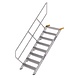 Munk Aluminium vaste trap 45°, 8 treden (800mm breed) Munk Aluminium vaste trap 45°, 8 treden (800mm breed)