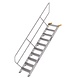 Munk Aluminium vaste trap 45°, 10 treden (800mm breed) Munk Aluminium vaste trap 45°, 10 treden (800mm breed)