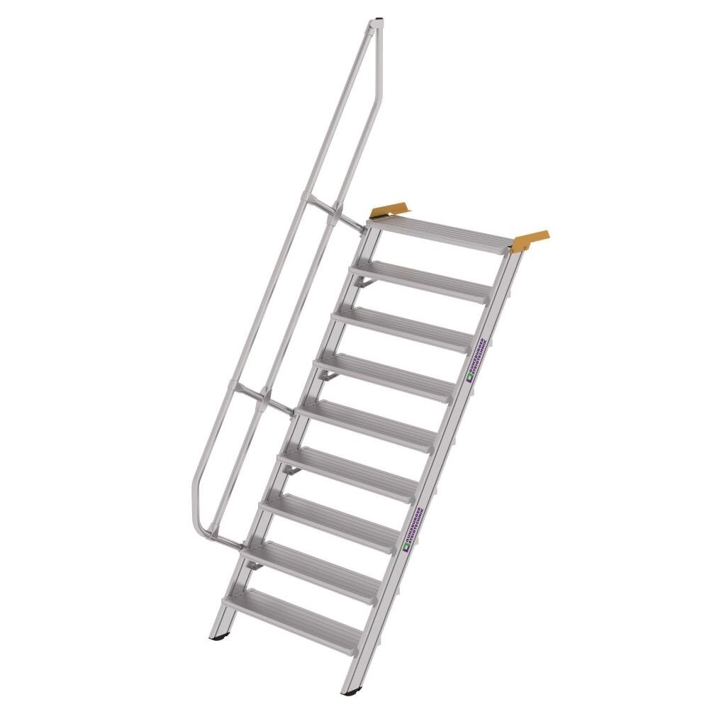 Munk Aluminium vaste trap 60°, 9 treden (1.000mm breed) Munk Aluminium vaste trap 60°, 9 treden (1.000mm breed)