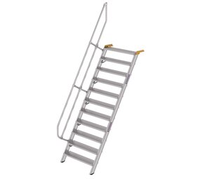 Munk Aluminium vaste trap 60°, 11 treden (1.000mm breed) Munk Aluminium vaste trap 60°, 11 treden (1.000mm breed)