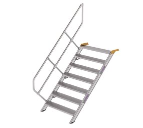 Munk Aluminium vaste trap 45°, 7 treden (1.000mm breed) Munk Aluminium vaste trap 45°, 7 treden (1.000mm breed)