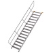 Munk Aluminium vaste trap 45°, 15 treden (1.000mm breed) Munk Aluminium vaste trap 45°, 15 treden (1.000mm breed)