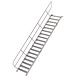 Munk Aluminium vaste trap 45°, 18 treden (1.000mm breed) Munk Aluminium vaste trap 45°, 18 treden (1.000mm breed)
