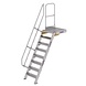 Munk Vaste trap met platform 60°, 8 treden (600mm breed) Munk Vaste trap met platform 60°, 8 treden (600mm breed)