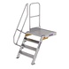 Munk Vaste trap met platform 60°, 4 treden (800mm breed) Munk Vaste trap met platform 60°, 4 treden (800mm breed)