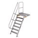 Munk Vaste trap met platform 60°, 7 treden (800mm breed) Munk Vaste trap met platform 60°, 7 treden (800mm breed)