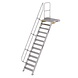 Munk Vaste trap met platform 60°, 13 treden (800mm breed) Munk Vaste trap met platform 60°, 13 treden (800mm breed)