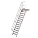 Munk Vaste trap met platform 60°, 14 treden (800mm breed) Munk Vaste trap met platform 60°, 14 treden (800mm breed)