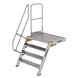 Munk Vaste trap met platform 60°, 4 treden (1.000mm breed) Munk Vaste trap met platform 60°, 4 treden (1.000mm breed)