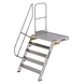Munk Vaste trap met platform 60°, 5 treden (1.000mm breed) Munk Vaste trap met platform 60°, 5 treden (1.000mm breed)