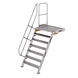 Munk Vaste trap met platform 60°, 7 treden (1.000mm breed) Munk Vaste trap met platform 60°, 7 treden (1.000mm breed)