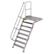 Munk Vaste trap met platform 60°, 8 treden (1.000mm breed) Munk Vaste trap met platform 60°, 8 treden (1.000mm breed)