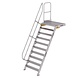 Munk Vaste trap met platform 60°, 10 treden (1.000mm breed) Munk Vaste trap met platform 60°, 10 treden (1.000mm breed)