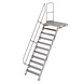 Munk Vaste trap met platform 60°, 11 treden (1.000mm breed) Munk Vaste trap met platform 60°, 11 treden (1.000mm breed)