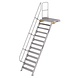 Munk Vaste trap met platform 60°, 13 treden (1.000mm breed) Munk Vaste trap met platform 60°, 13 treden (1.000mm breed)