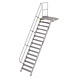 Munk Vaste trap met platform 60°, 15 treden (1.000mm breed) Munk Vaste trap met platform 60°, 15 treden (1.000mm breed)