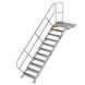 Munk Vaste trap met platform 45°, 11 treden (800mm breed) Munk Vaste trap met platform 45°, 11 treden (800mm breed)
