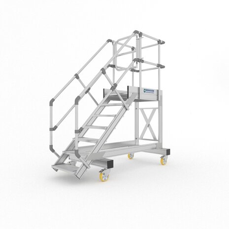 Roossien Verrijdbare bordestrap met zelfsluitende deur Roossien Verrijdbare bordestrap met zelfsluitende deur