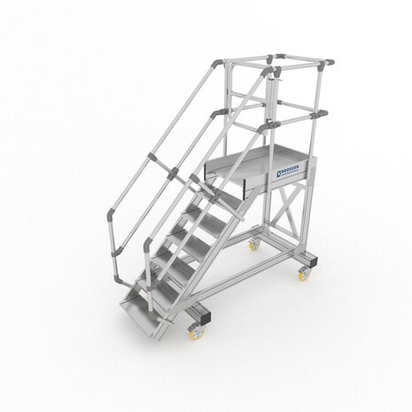Roossien Verrijdbare bordestrap met zelfsluitende deur Roossien Verrijdbare bordestrap met zelfsluitende deur