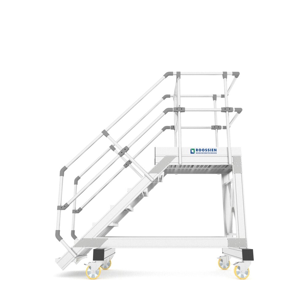 Roossien Verrijdbare bordestrap met zelfsluitende deur Roossien Verrijdbare bordestrap met zelfsluitende deur