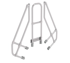 Munk Tweede leuning voor brugtrap 60°, 2x3 treden Munk Tweede leuning voor brugtrap 60°, 2x3 treden