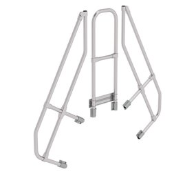 Roossien Tweede leuning voor brugtrap 60°, 2x4 treden