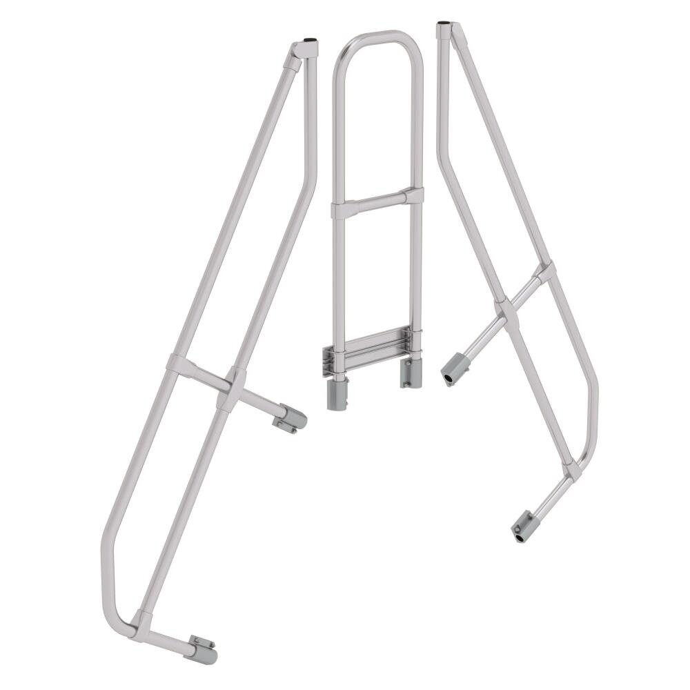 Roossien Tweede leuning voor brugtrap 60°, 2x5 treden