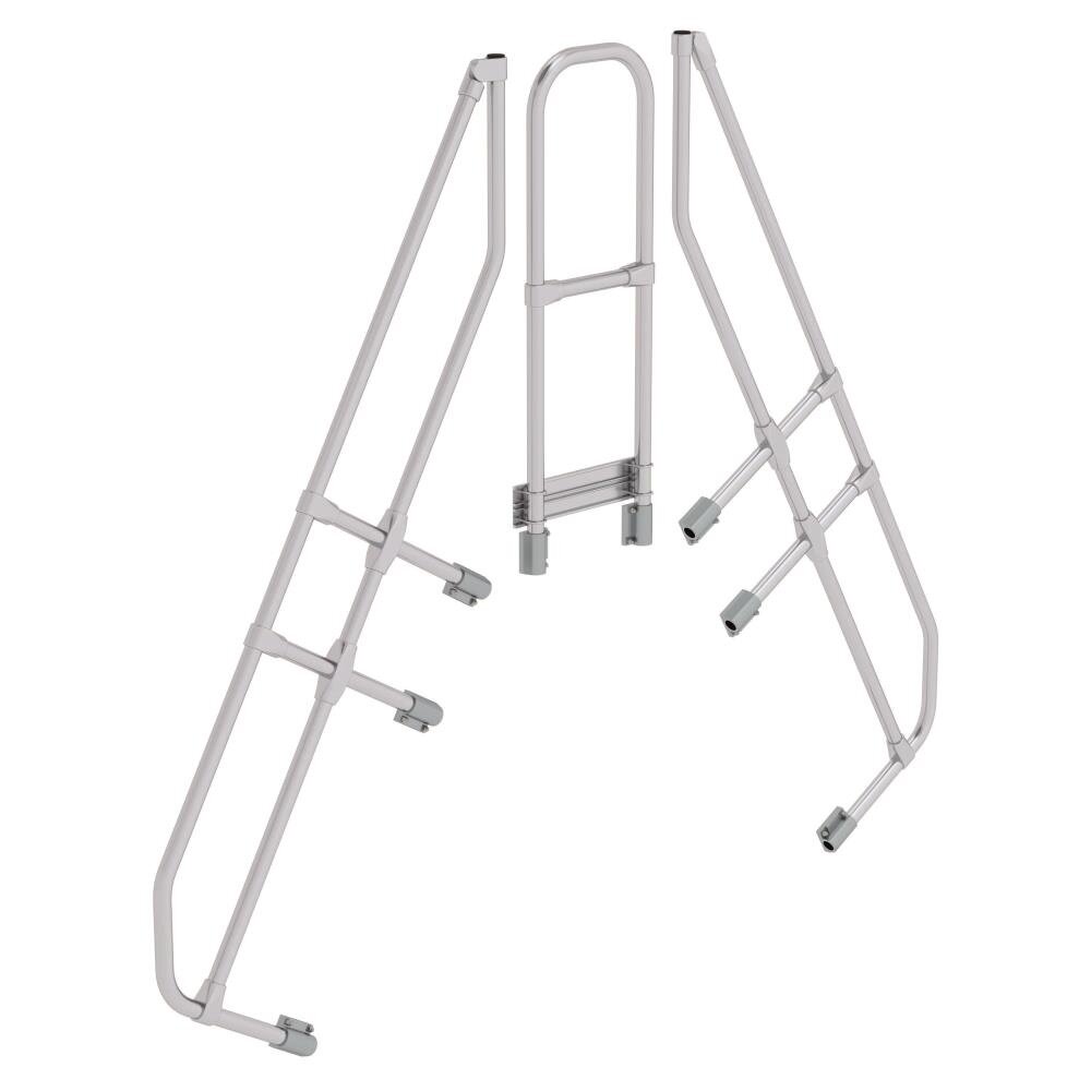 Roossien Tweede leuning voor brugtrap 60°, 2x6 treden Roossien Tweede leuning voor brugtrap 60°, 2x6 treden