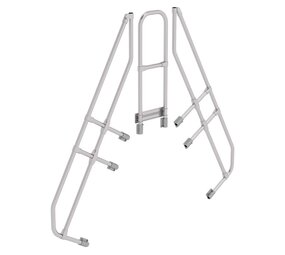 Roossien Tweede leuning voor brugtrap 60°, 2x6 treden