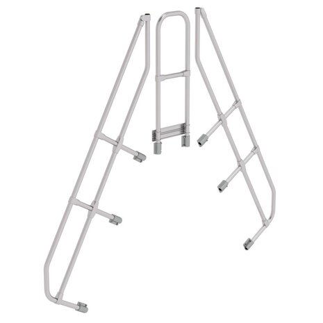 Munk Tweede leuning voor brugtrap 60°, 2x7 treden Munk Tweede leuning voor brugtrap 60°, 2x7 treden