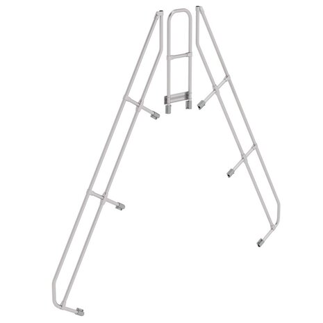 Munk Tweede leuning voor brugtrap 60°, 2x11 treden Munk Tweede leuning voor brugtrap 60°, 2x11 treden