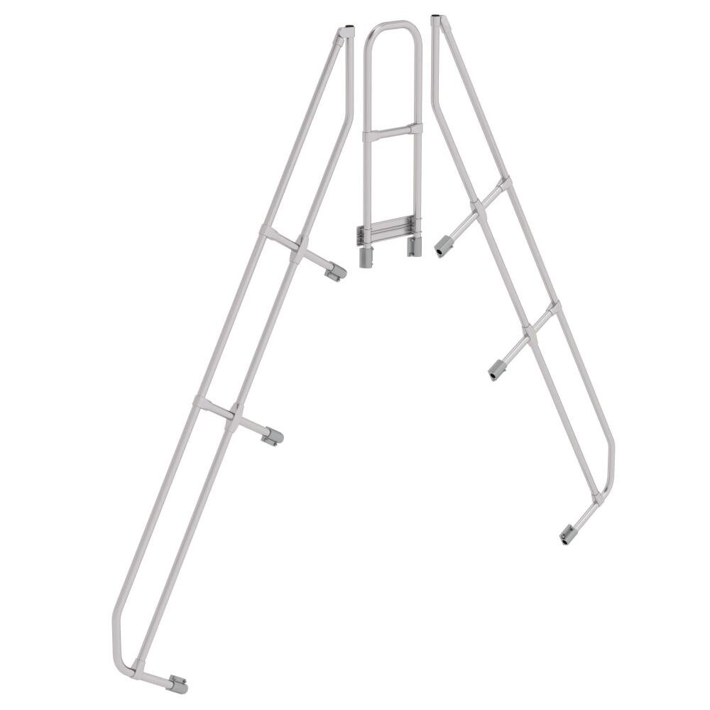 Roossien Tweede leuning voor brugtrap 60°, 2x10 treden Roossien Tweede leuning voor brugtrap 60°, 2x10 treden