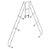 Tweede leuning voor brugtrap 60°, 2x10 treden Tweede leuning voor brugtrap 60°, 2x10 treden
