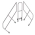 Tweede leuning voor brugtrap 45°, 2x4 treden Tweede leuning voor brugtrap 45°, 2x4 treden