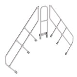 Roossien Tweede leuning voor brugtrap 45°, 2x6 treden