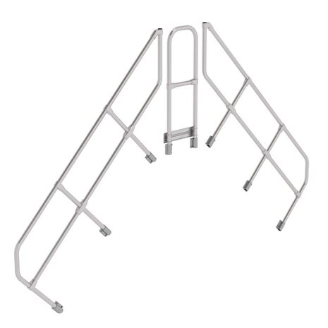 Munk Tweede leuning voor brugtrap 45°, 2x7 treden Munk Tweede leuning voor brugtrap 45°, 2x7 treden