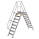 Munk Aluminium brugtrap 2x8 treden (600mm), 60° Munk Aluminium brugtrap 2x8 treden (600mm), 60°