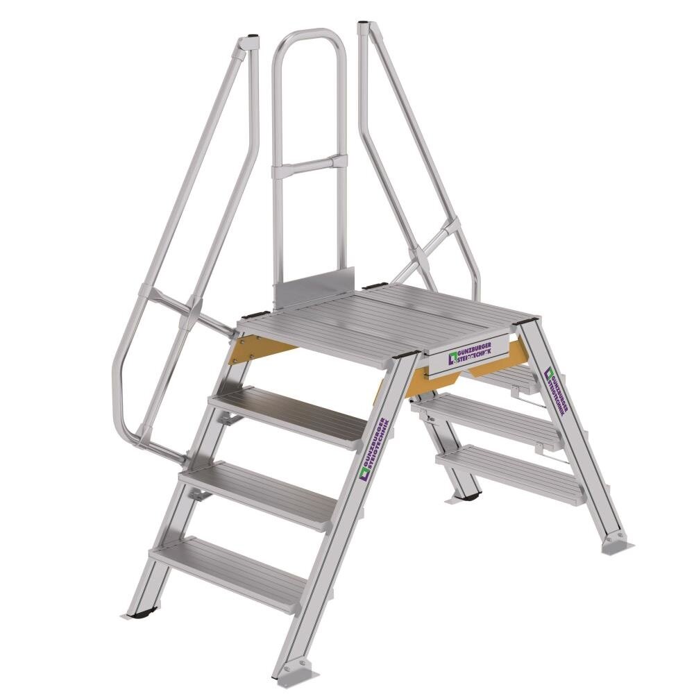 Munk Aluminium brugtrap 2x4 treden (800mm), 60° Munk Aluminium brugtrap 2x4 treden (800mm), 60°