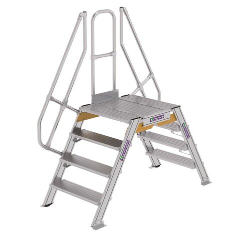 Munk Aluminium brugtrap 2x4 treden (800mm), 60° Munk Aluminium brugtrap 2x4 treden (800mm), 60°