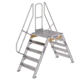 Munk Aluminium brugtrap 2x5 treden (800mm), 60° Munk Aluminium brugtrap 2x5 treden (800mm), 60°