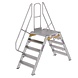 Munk Aluminium brugtrap 2x5 treden (800mm), 60° Munk Aluminium brugtrap 2x5 treden (800mm), 60°
