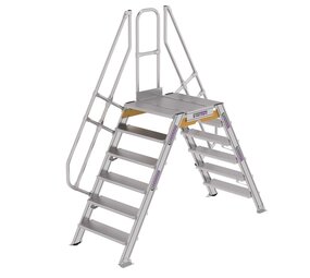 Munk Aluminium brugtrap 2x6 treden (800mm), 60°