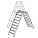 Munk Aluminium brugtrap 2x9 treden (800mm), 60° Munk Aluminium brugtrap 2x9 treden (800mm), 60°