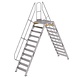 Munk Aluminium brugtrap 2x11 treden (800mm), 60° Munk Aluminium brugtrap 2x11 treden (800mm), 60°