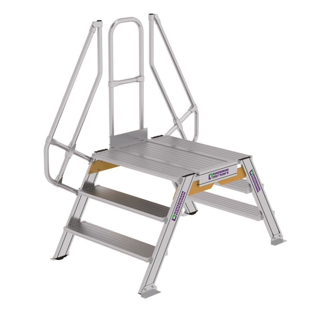 Munk Aluminium brugtrap 2x3 treden (1.000mm), 60° Munk Aluminium brugtrap 2x3 treden (1.000mm), 60°