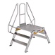 Munk Aluminium brugtrap 2x3 treden (1.000mm), 60° Munk Aluminium brugtrap 2x3 treden (1.000mm), 60°